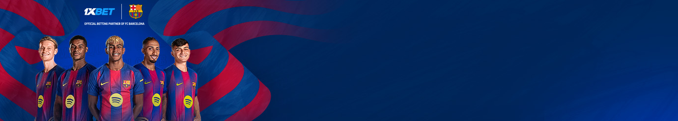 1XBET - شریک جهانی باشگاه فوتبال بارسلونا
